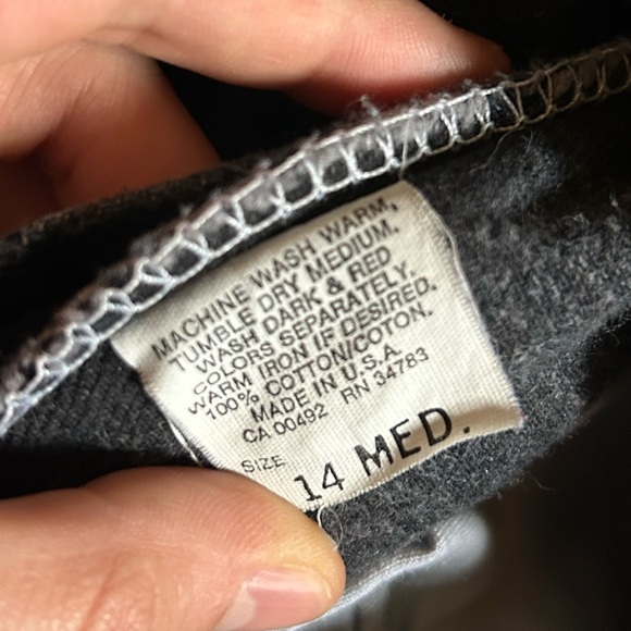 Womens Dark Wash Vintage Lee Mom Jeans - Picture 8 of 8